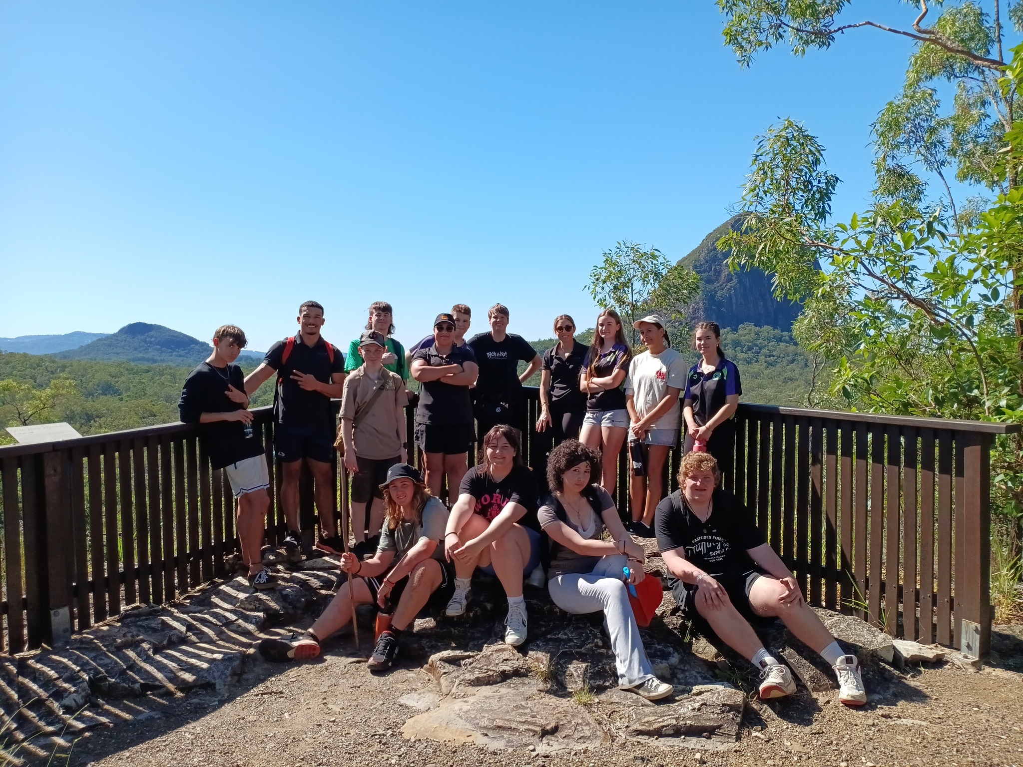 Kairos students take on Mount Tibrogargan